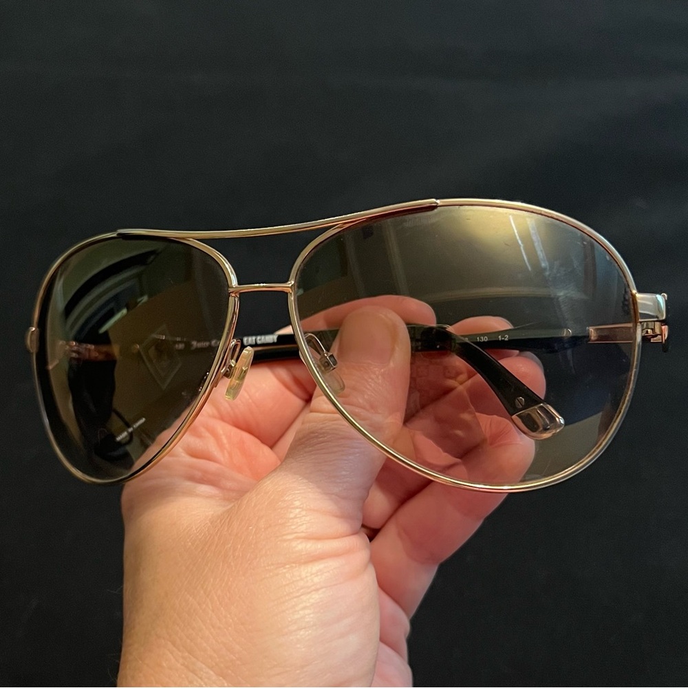 Juicy Couture Gold Aviator Sunglasses